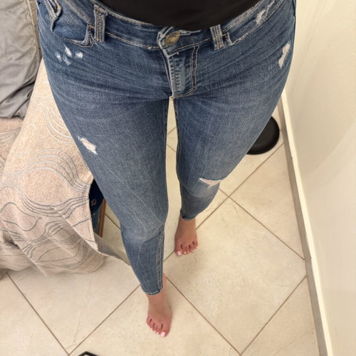 Stradivarius Skinny Jeans Size 34 Like New Blue