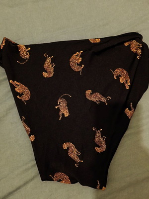 Rock Club bikini bottom Brazil new, black and yellow