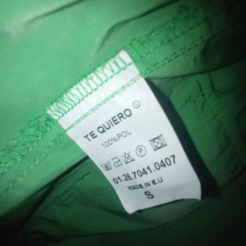 Spring jacket size S new, green