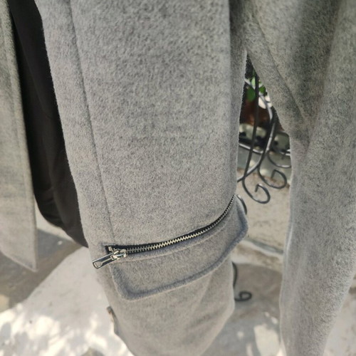 Bershka coat size S gray like new