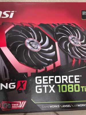 MSI GeForce GTX 1080 Ti Gaming X μεταχειρισμένη κάρτα γραφικών