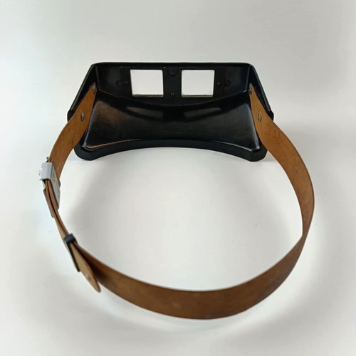 Magnifying headlamp used, bakelite, 1970s vintage