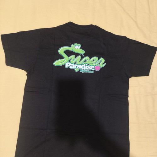 Super Paradise Mykonos T-shirt new, size small