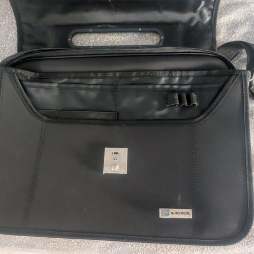 Professional laptop bag new, black, briefcase style