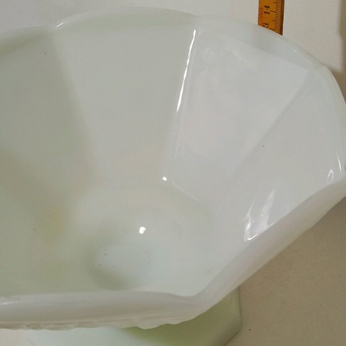 Opaline fruit bowl vintage, large, used