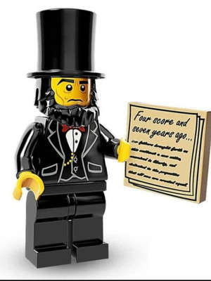 LEGO Collectable Minifigures The LEGO Movie No 5 Abraham Lincoln