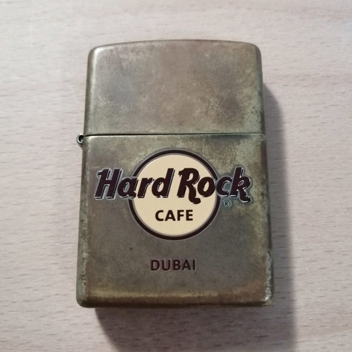 Zippo lighter used from Hard Rock Cafe Dubai collection