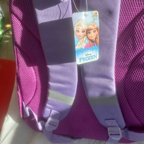 Disney Frozen school backpack with 3 compartments, new