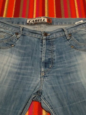 Men's Cabell Jeans denim pants used, size 40, with buttons