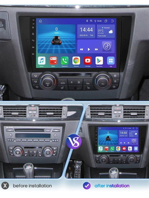 Hizpo Android 14 Car Radio for BMW 3-Series E90 with 6GB RAM 64GB ROM, like new