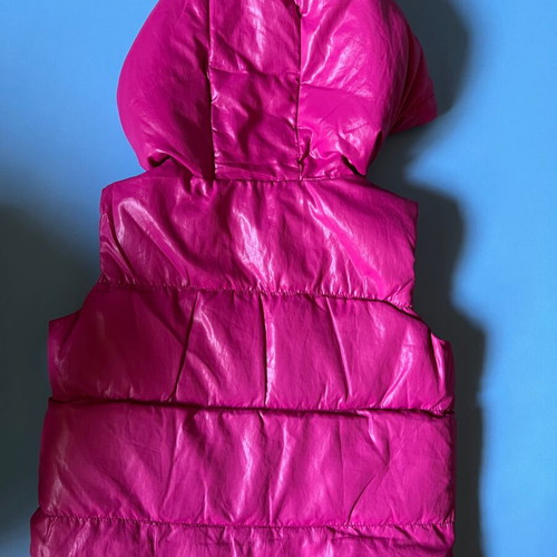 Baby down vest used for 3-year-old girl