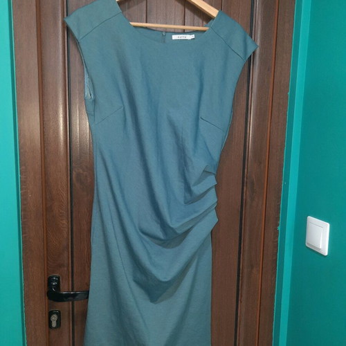 Kaffe dress like new, size L, blue-gray color