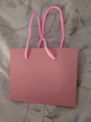 Paper bag like new, size 11x14x6 cm