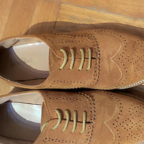 Camel suede oxford women's Vera Blum size 38 like new