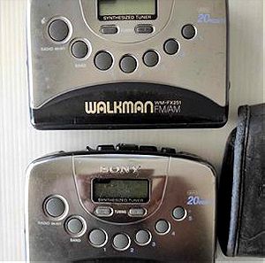 Walkman SONY - 2- Ραδιοκασετοφωνα.Ανταλακτικα