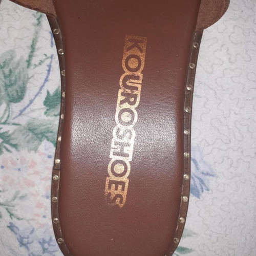 Kouroshoes sandals like new, size 36, brown and gold
