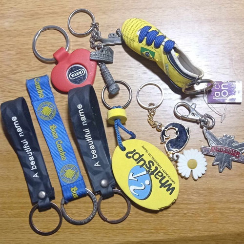Collectible keychains like new with various designs