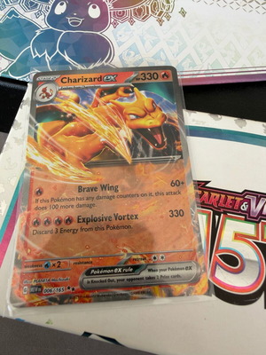 Charizard EX Mew EN 006/165 card new