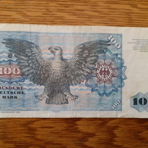 Γερμανία 100 μάρκα 1980 τραπεζογραμμάτιο μεταχειρισμένο, συλλεκτικό