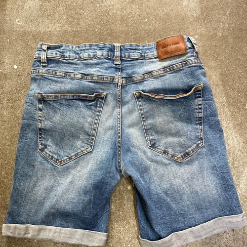Only and Sons Regular Bermuda Shorts W32, Blue