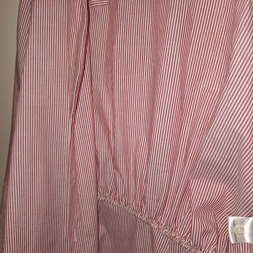 Ckontova shirt dress like new, white pink, size M-L