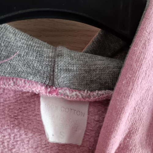 Women's pink sweatshirt used, size S