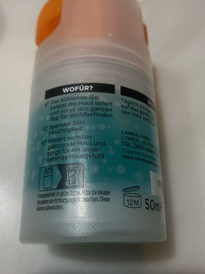 Face cream like new, refreshing gel