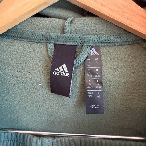 Adidas set women's sportswear like new, green, size S