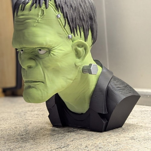 Frankenstein headphone holder and decorative bust new