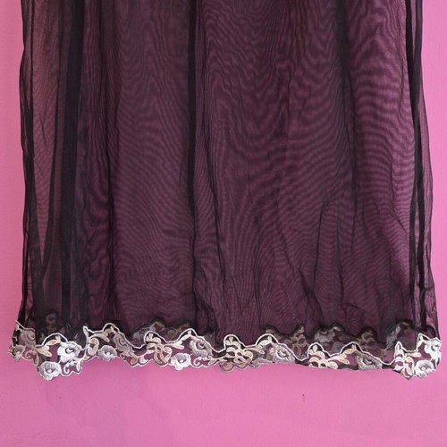 Lingerie negligee like new, black