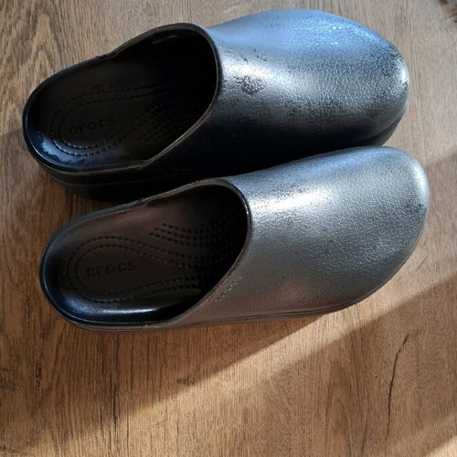 Crocs platform sandals like new, black, size 39