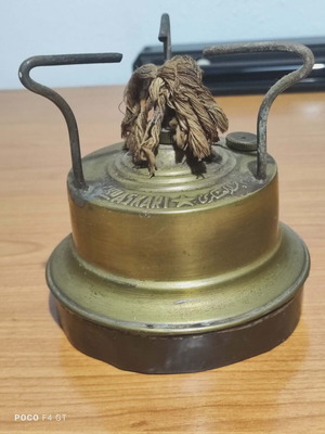 Alcohol stove vintage brass used from 1950s