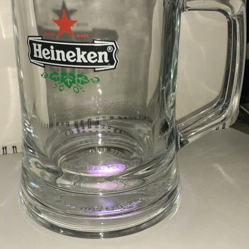 Heineken Tankard 0.5L Beer Glasses New Large