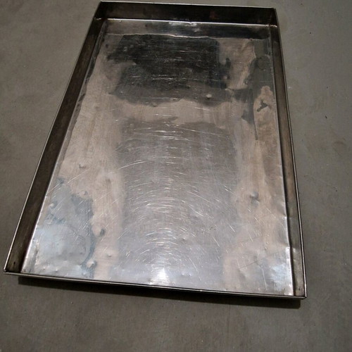 Ταψιά ινοξ σαν καινούργια, σετ 2, 40x50 εκ.