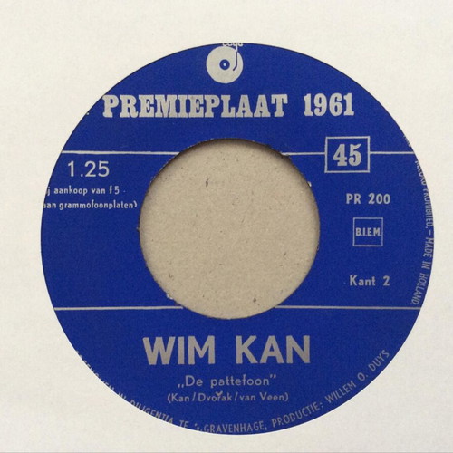 Toon Hermans / Wim Kan Premieplaat 1961 vinyl record like new, pop