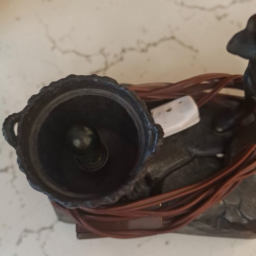 Metal lamp like new, 34x20cm