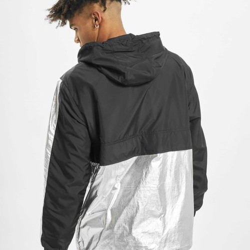 Mister Tee Reflective Windbreaker new, silver, sizes S M XL