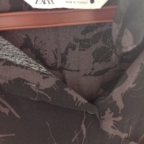 Zara maxi dress like new, size XXL, black and brown