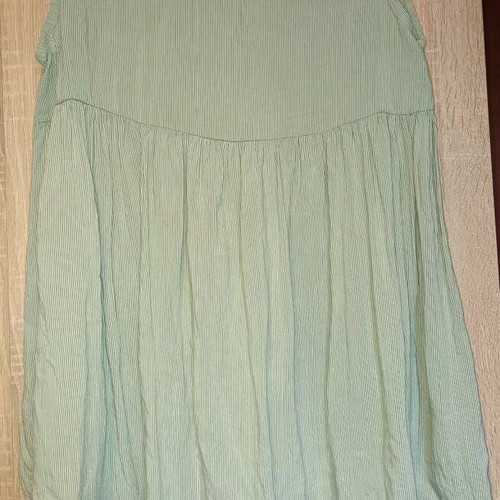 Airy top used, beige-green, one size, casual chic