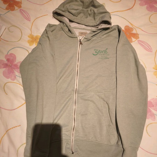 Set of 3 women's sweatshirts used, size S, gray and turquoise