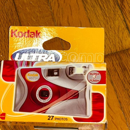 Vintage Kodak Ultra and Jazz Fun Flash Disposable Cameras, new