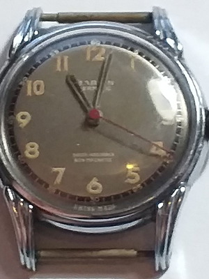Marvin Hermetic 31mm watch used, stainless steel plate, men's