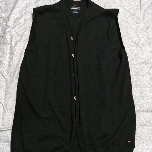 Tommy Hilfiger vest medium like new, black