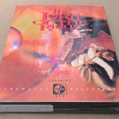 The Lord Of The Rings PC CD-ROM sealed, Big Box
