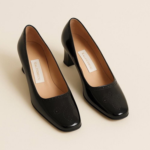 Kalogerou vintage patent leather pumps like new, size 39