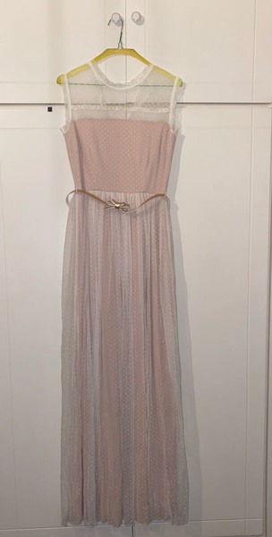 Desiree baby pink μακρύ φόρεμα