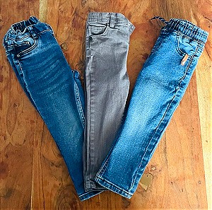παιδικα παντελόνια jeans 3 τεμάχια 98 ηλικία 2 έως 3