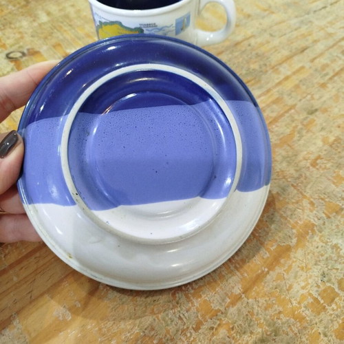Thasos mug with saucer like new