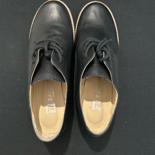 Oxford style shoes used, black, size 42, unisex