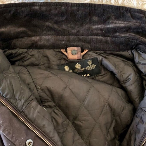 Barbour Original Waxed Storm winter jacket like new, brown, size 3XL